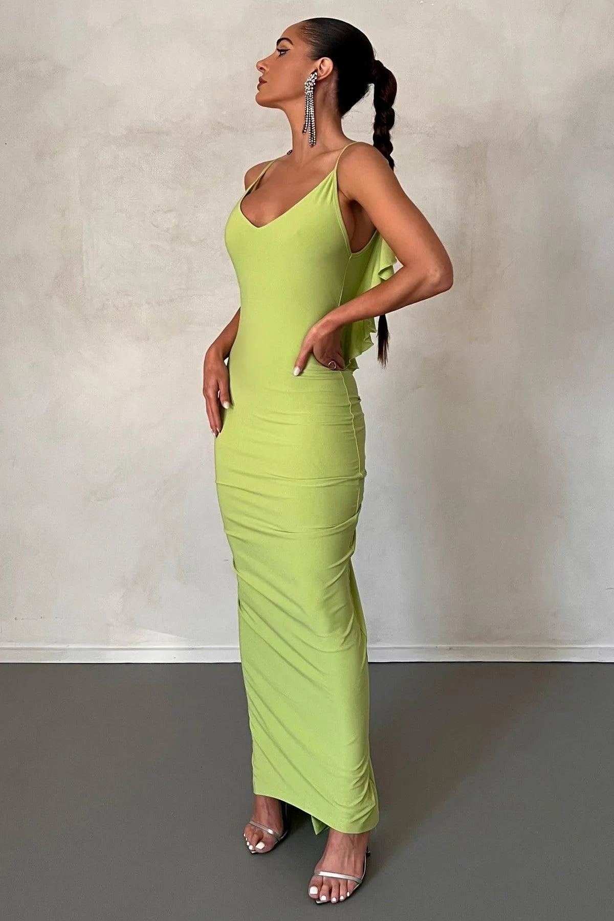 Bella Dress - Lime