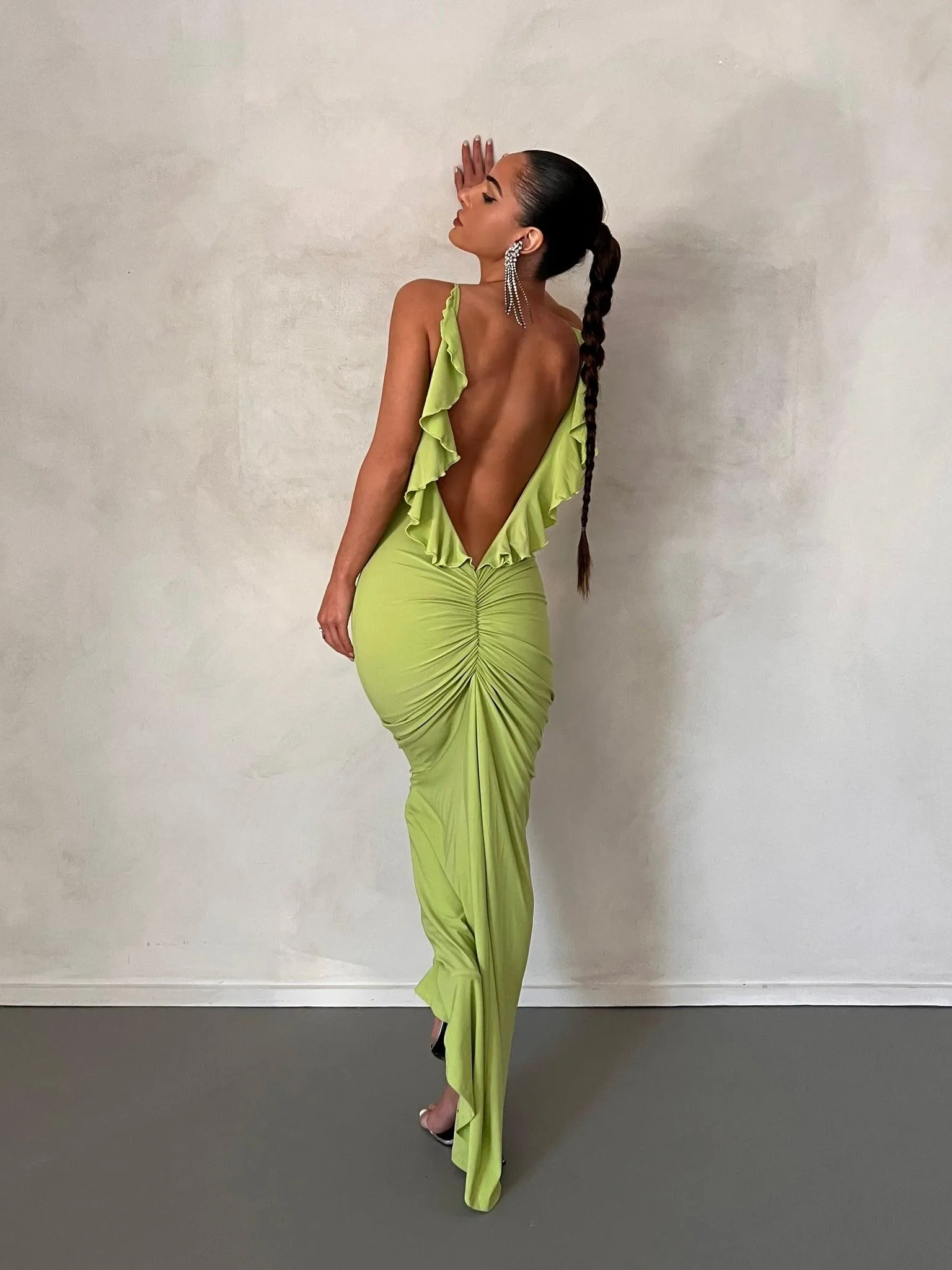 Bella Dress - Lime