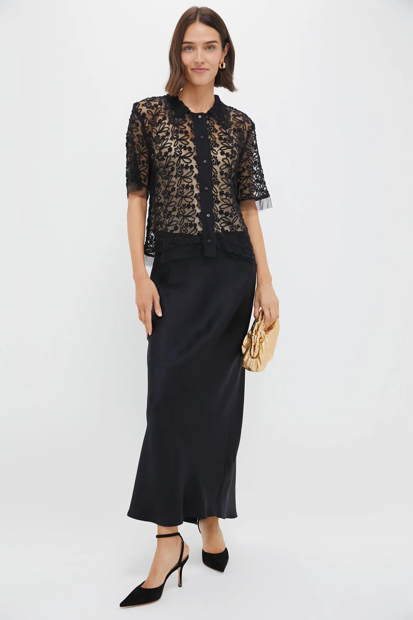 Black The Cotillion Top