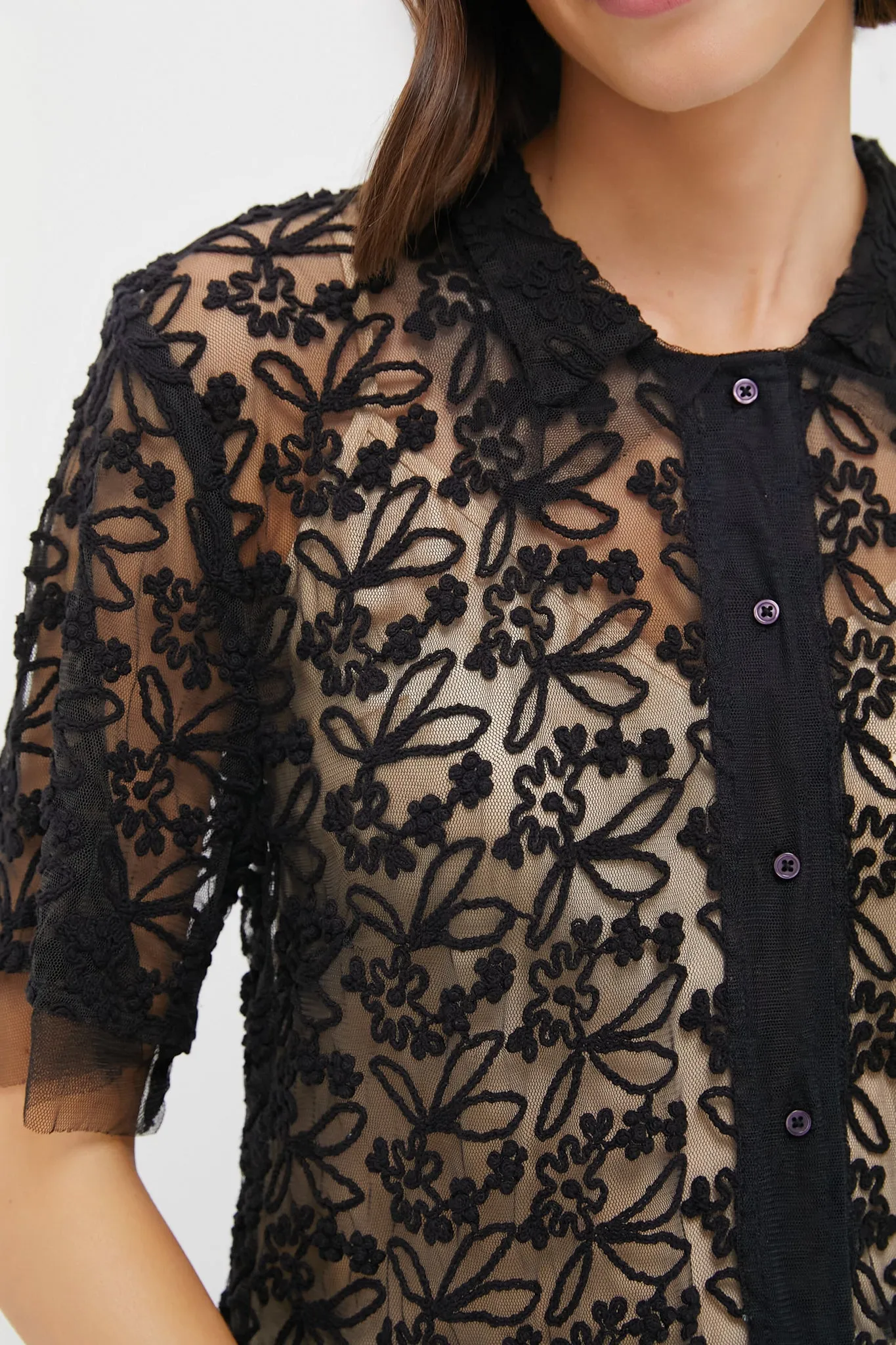 Black The Cotillion Top