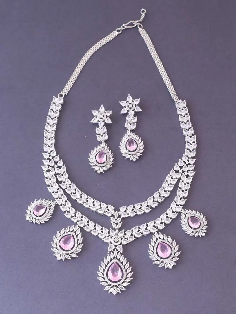 Blush Taylor Zirconia Jewellery Set