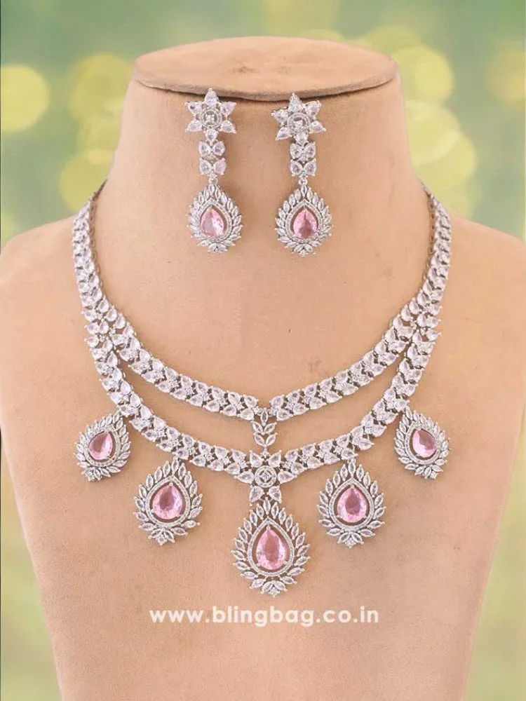 Blush Taylor Zirconia Jewellery Set