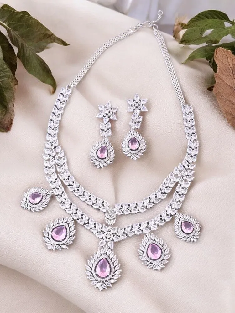 Blush Taylor Zirconia Jewellery Set