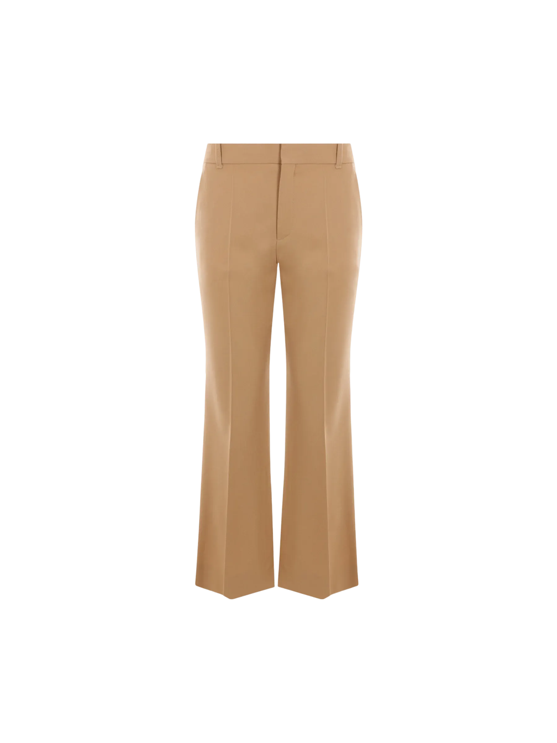 Boot-cut Wool Trousers