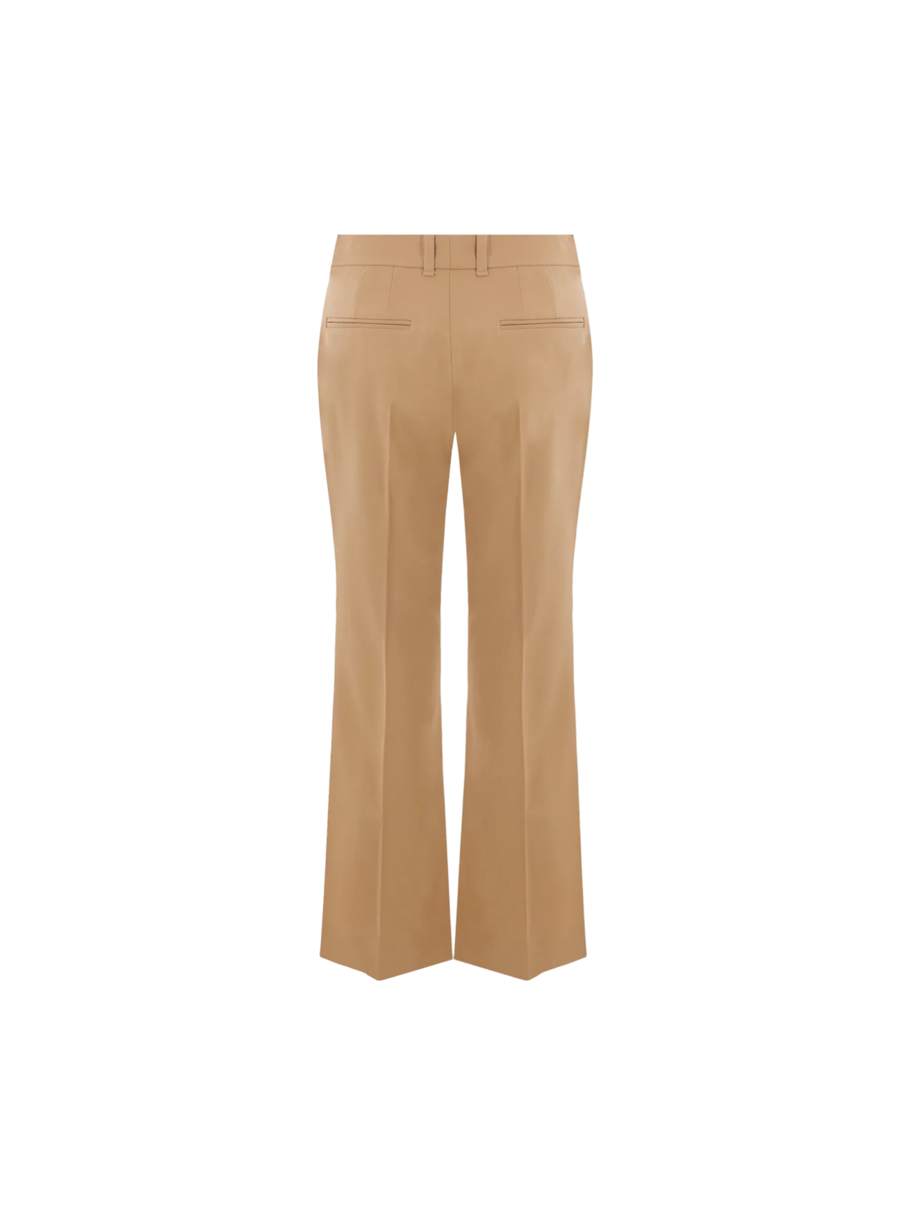 Boot-cut Wool Trousers