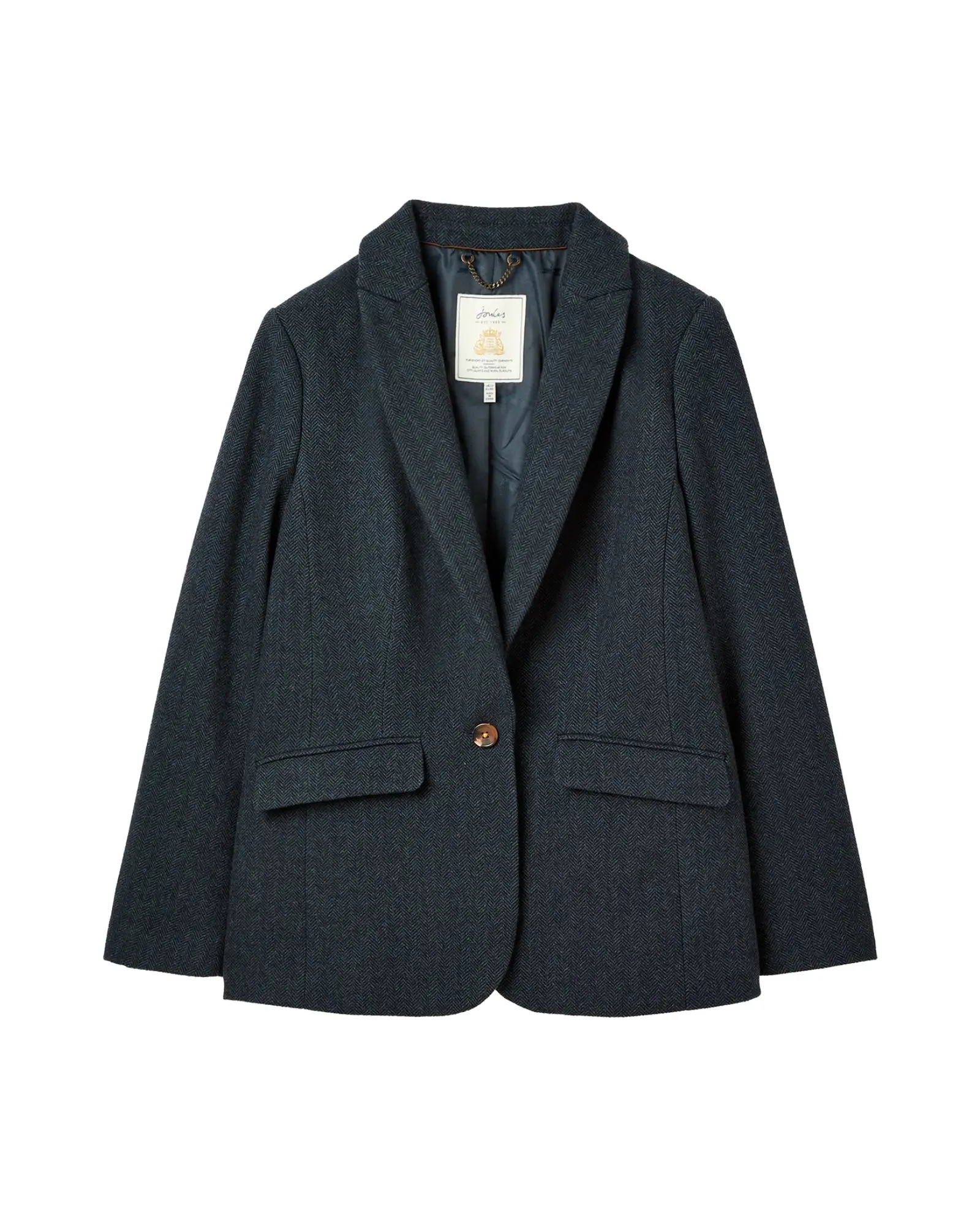 Bramble Blazer - Navy Tweed