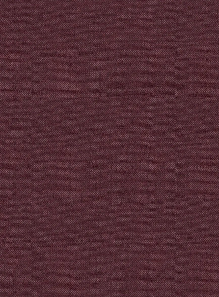 Burgundy Wool Pants