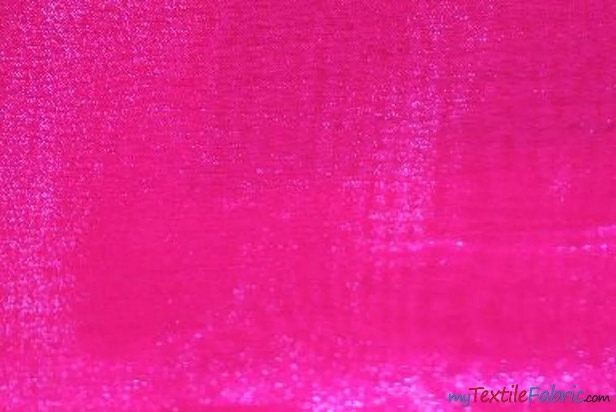 Crystal Organza Fabric - Sparkle Sheer Organza - 60&#34; Wide - Sample Swatch - Multiple Colors