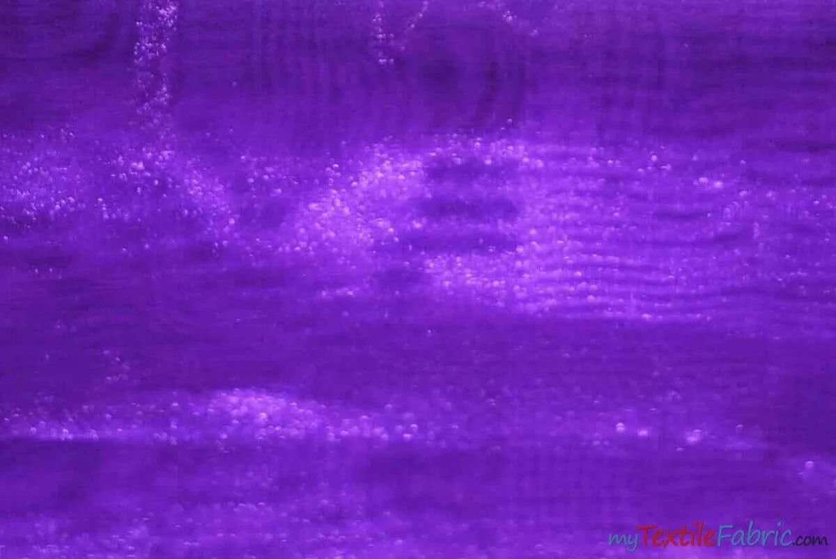 Crystal Organza Fabric - Sparkle Sheer Organza - 60&#34; Wide - Sample Swatch - Multiple Colors