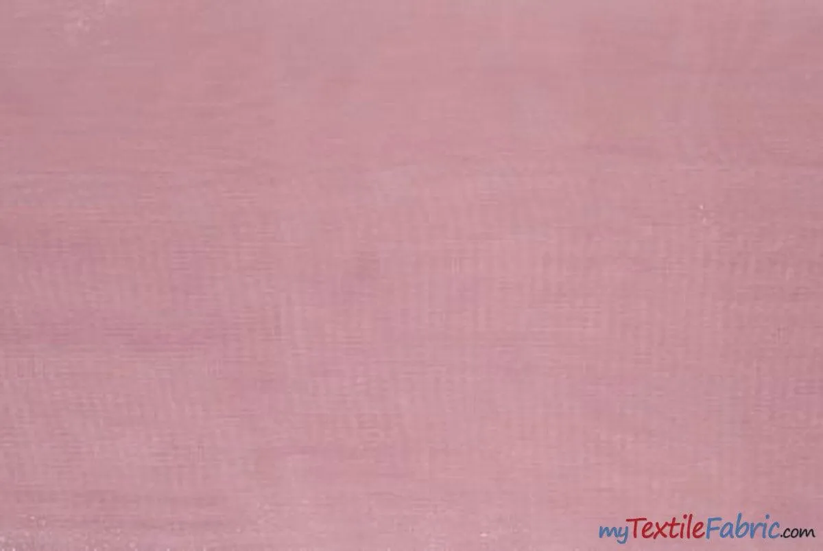 Crystal Organza Fabric | Sparkle Sheer Organza | 60" Wide | Continuous Yards | Multiple Colors |