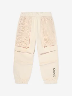 Emporio Armani Boys Cotton Trousers in Beige