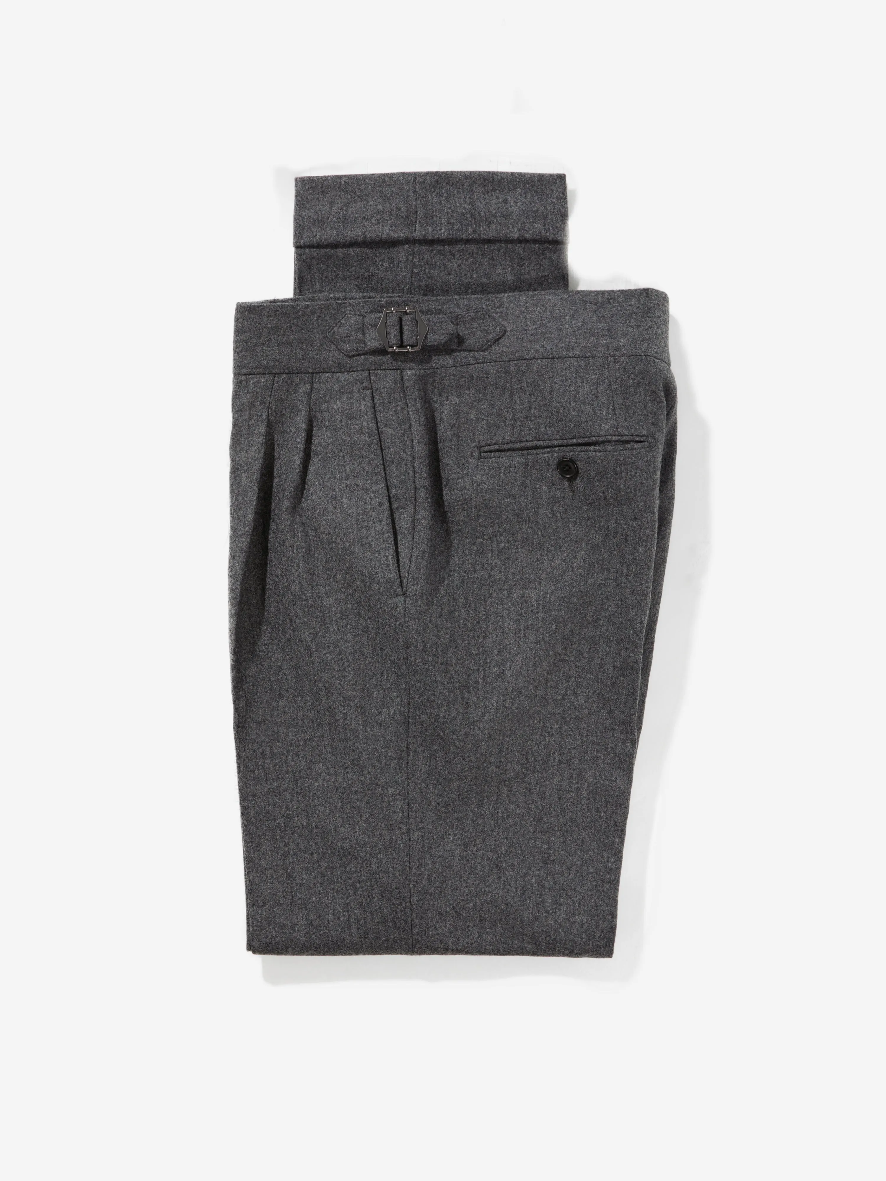 Grey Flannel Wool Suit (DB)