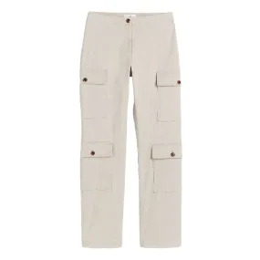 H&M cotton trousers, cream