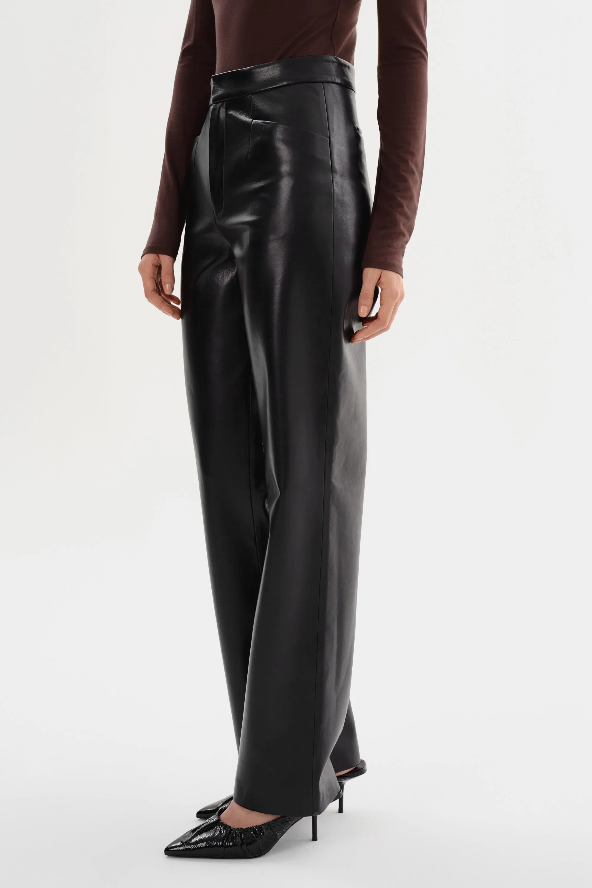 IMANI | Recycled Leather Trousers