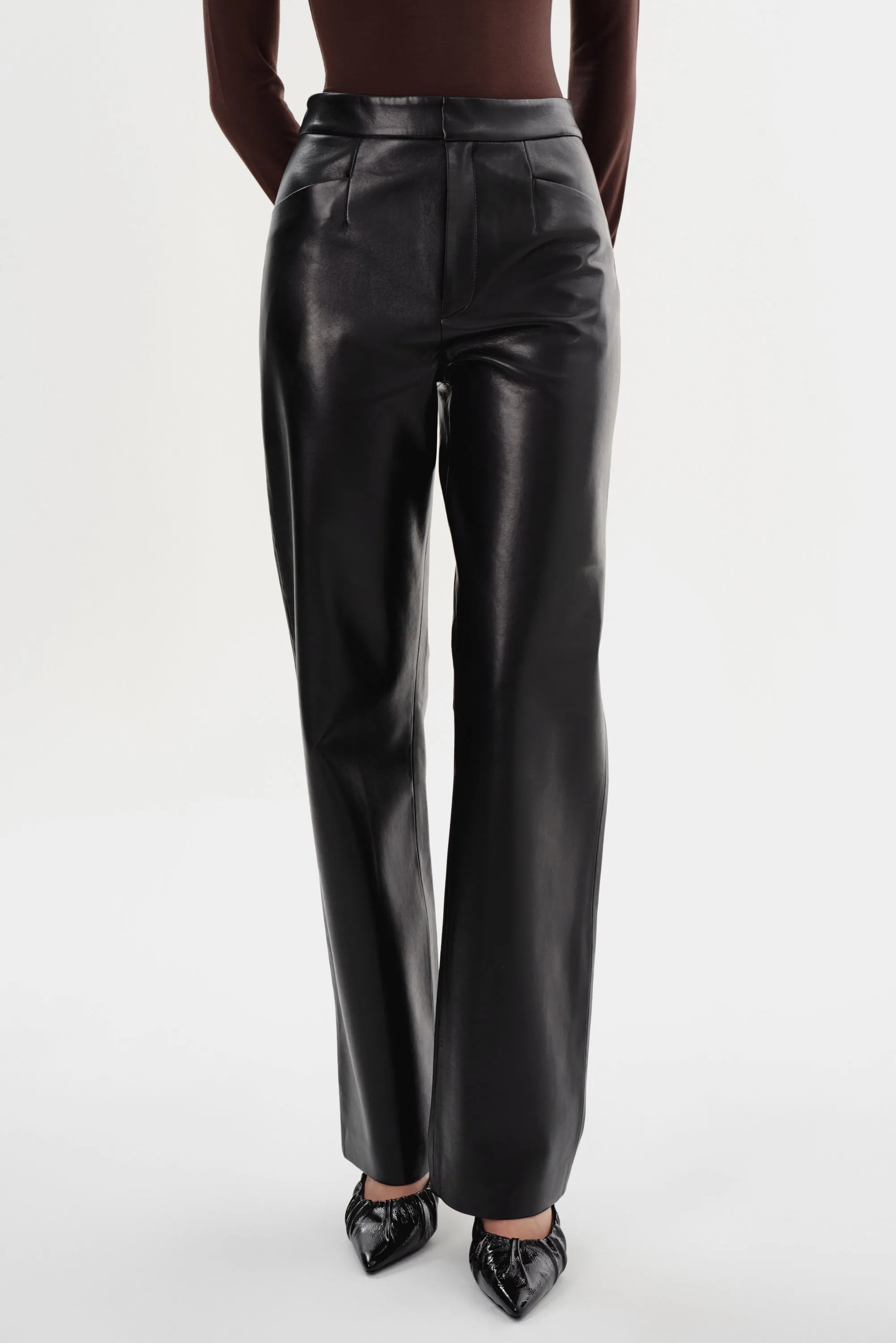 IMANI | Recycled Leather Trousers