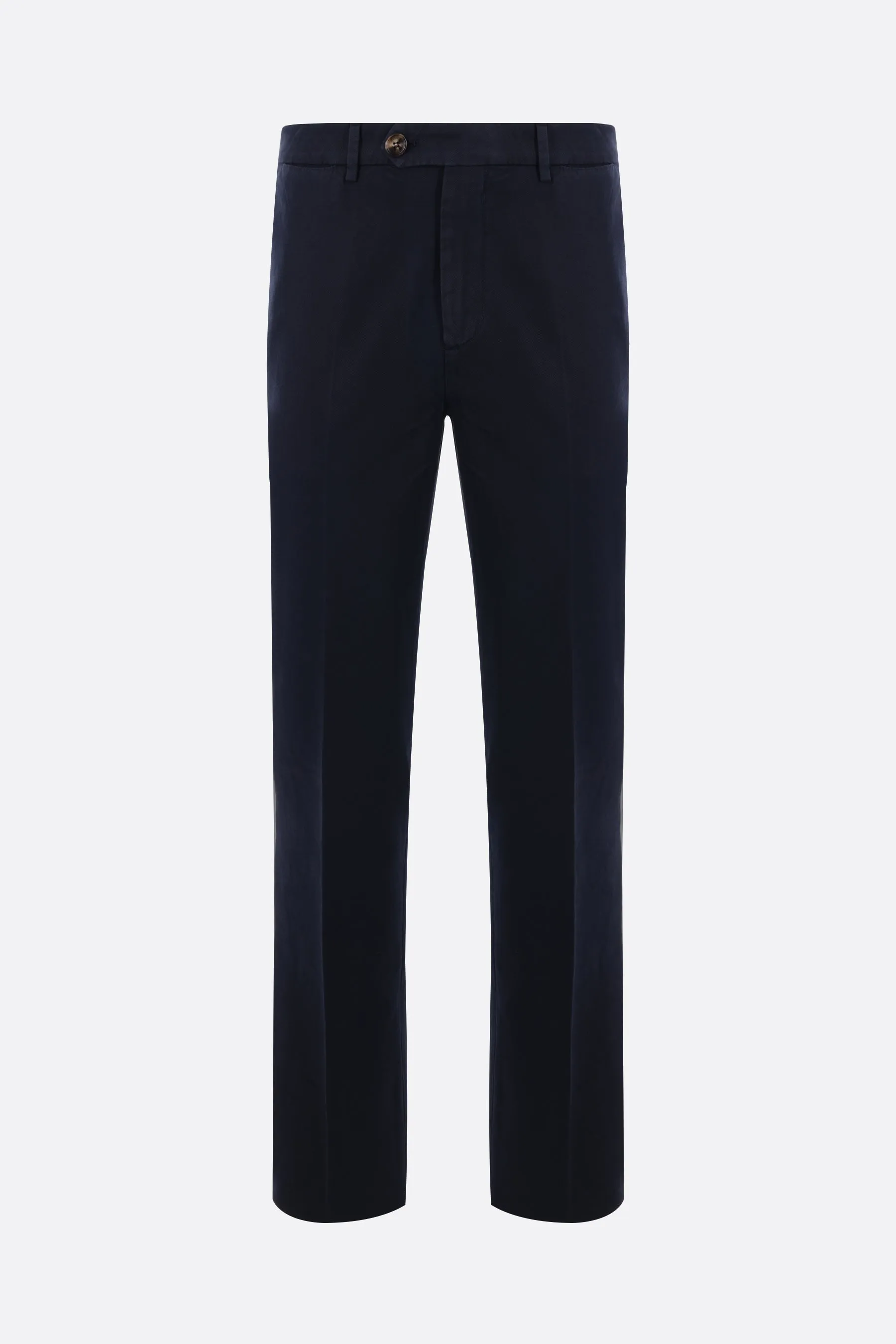 Italian-fit Gabardine Cotton Trousers