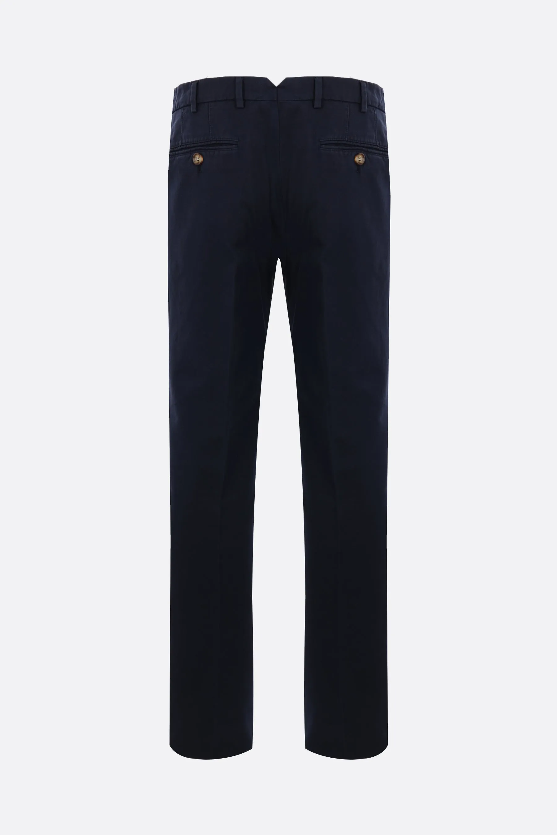 Italian-fit Gabardine Cotton Trousers