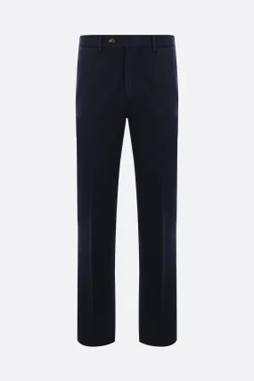 Italian-fit Gabardine Cotton Trousers