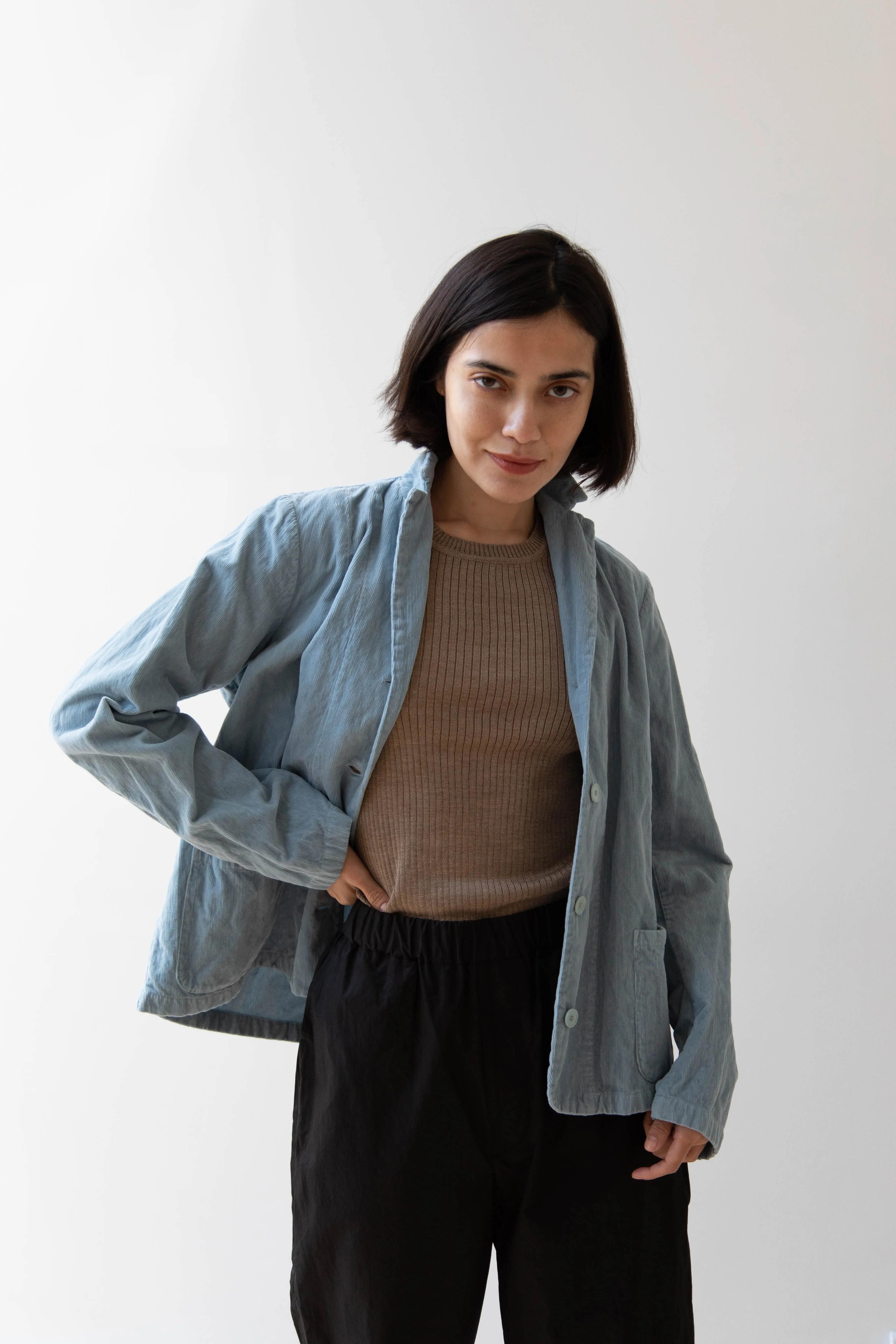 Manuelle Guibal | Fitted Jacket in Aqua