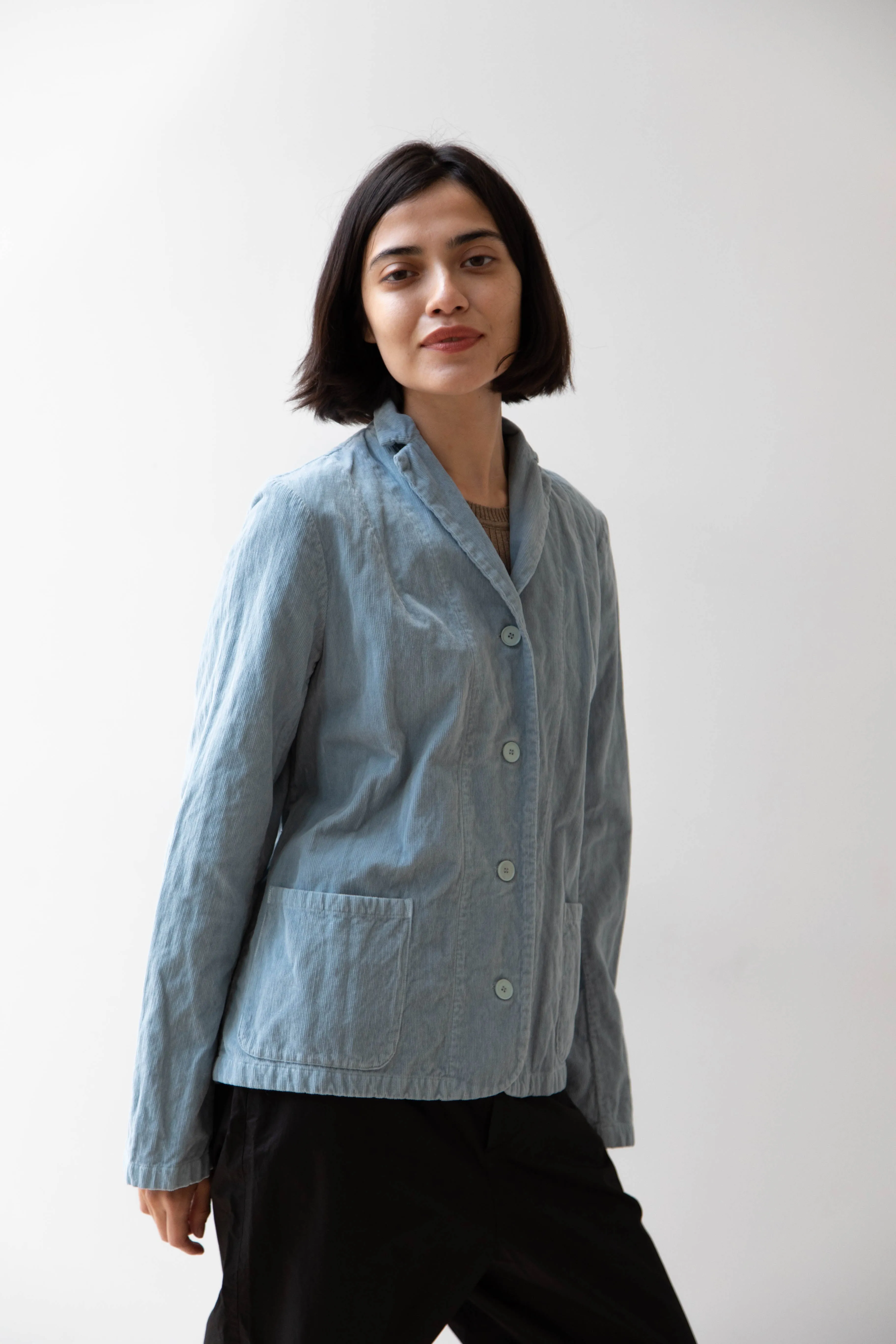 Manuelle Guibal | Fitted Jacket in Aqua