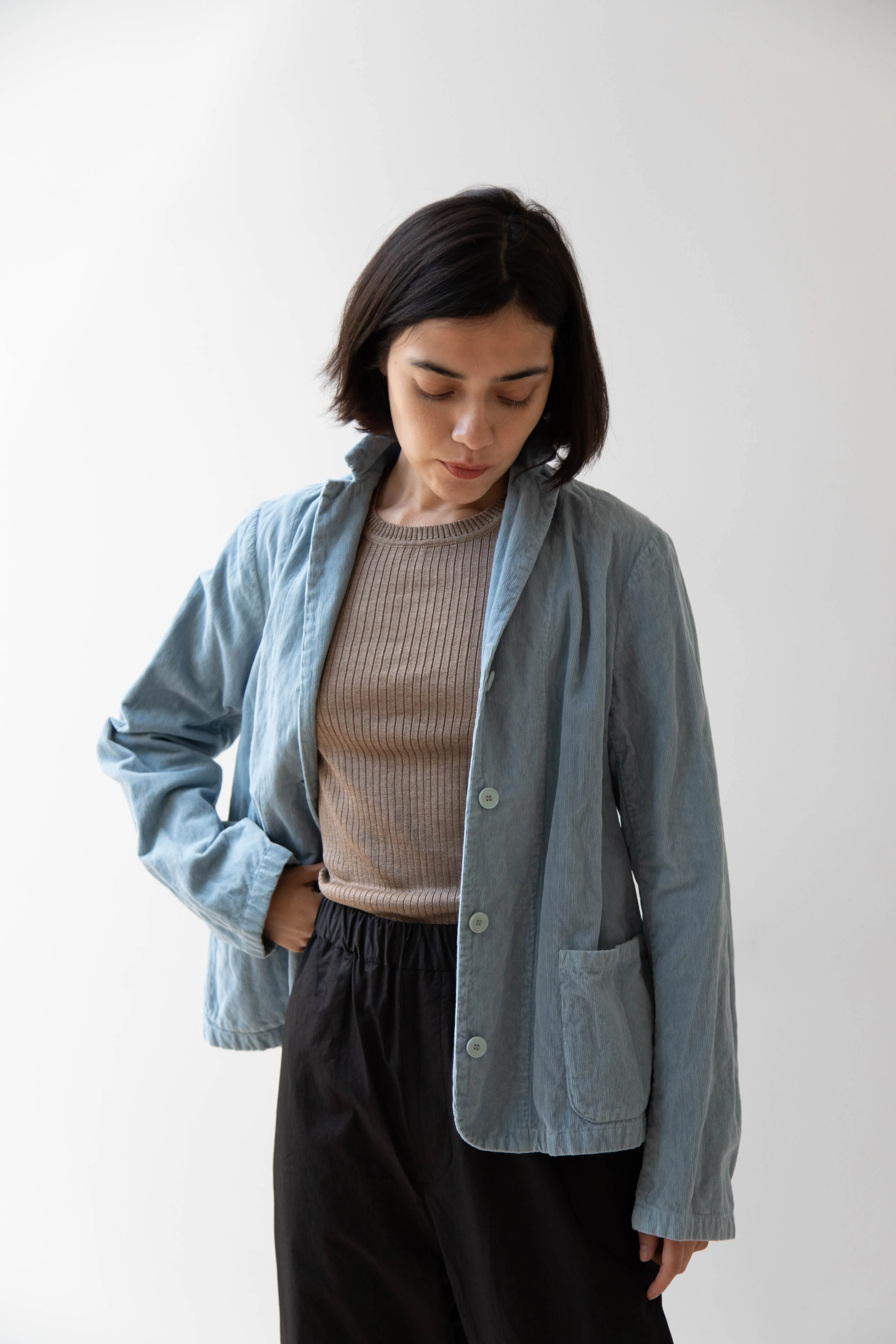 Manuelle Guibal | Fitted Jacket in Aqua