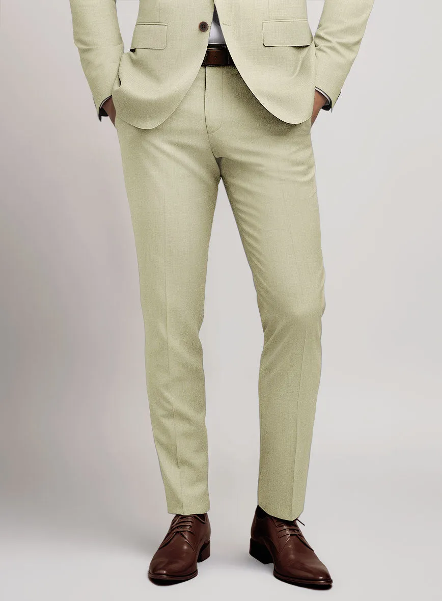 Marco Stretch Sahara Khaki Wool Pants