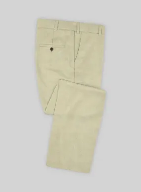 Marco Stretch Sahara Khaki Wool Pants