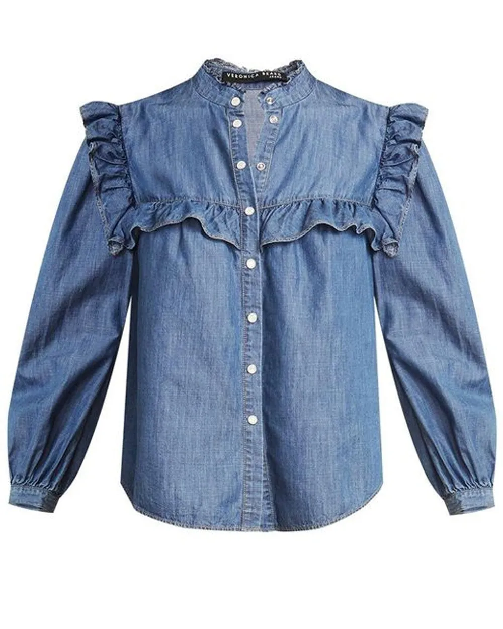 Medium Indigo Tes Button Down Shirt