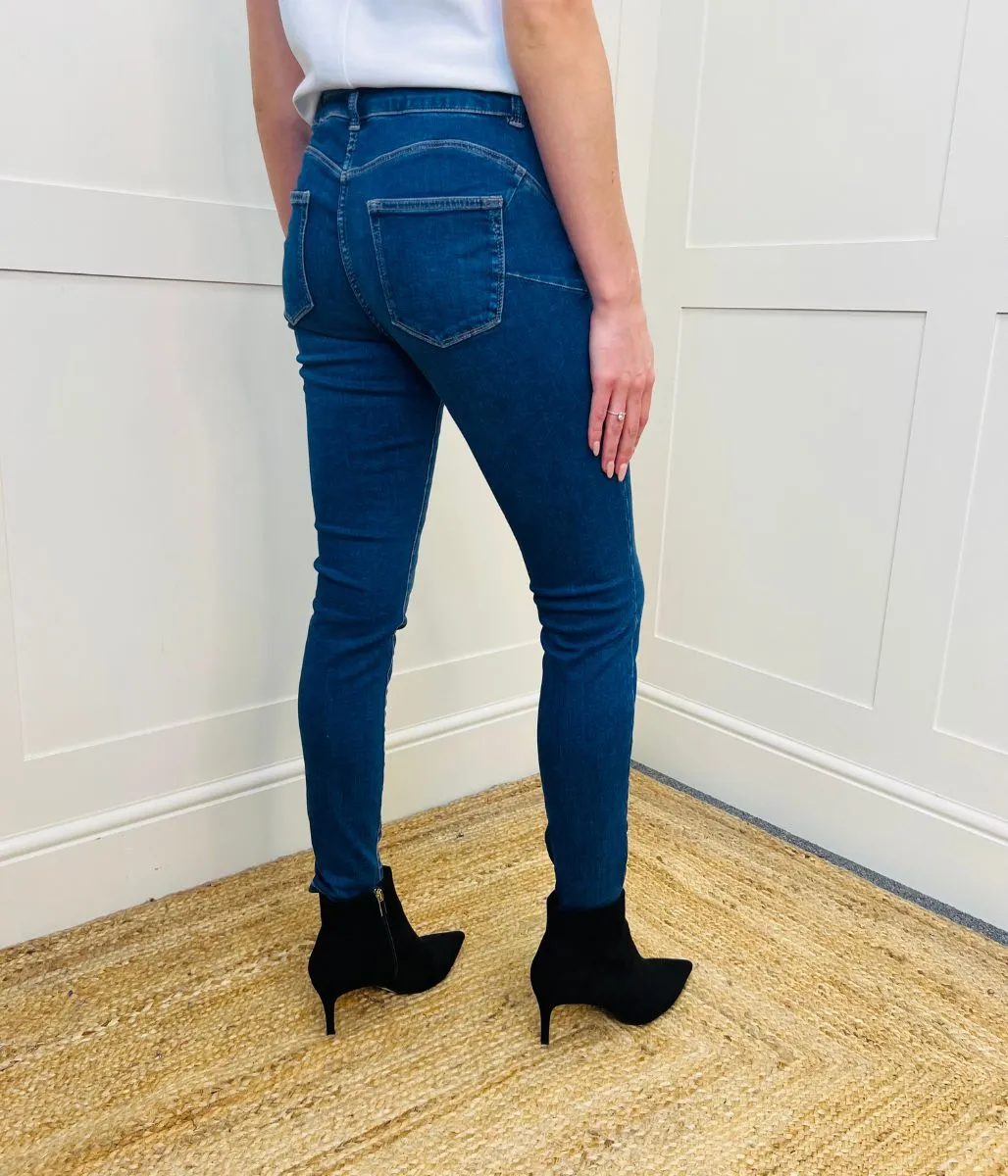 Mid Denim Lift Slim & Shape Skinny Jeans