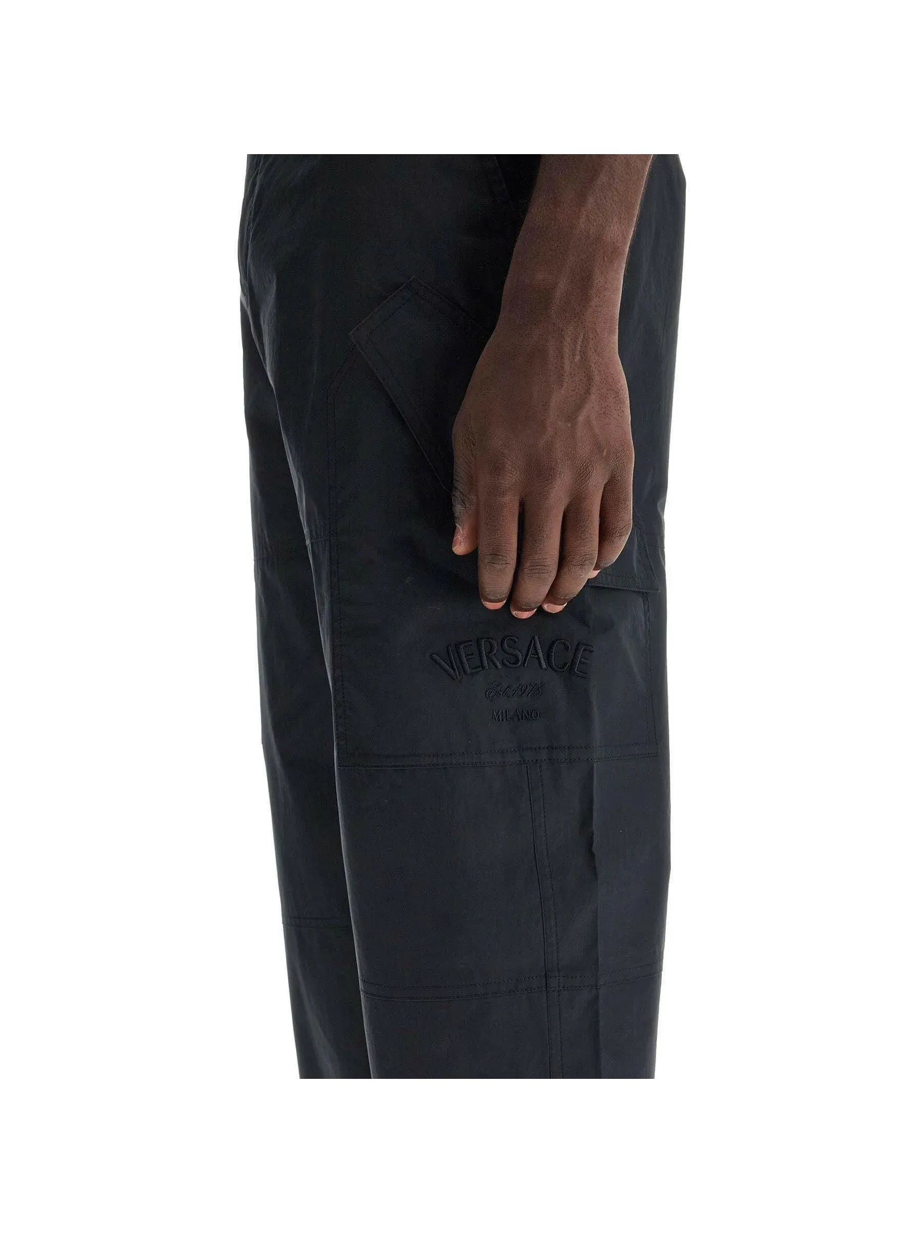 Milano Stamp Embroidered Cargo Pants