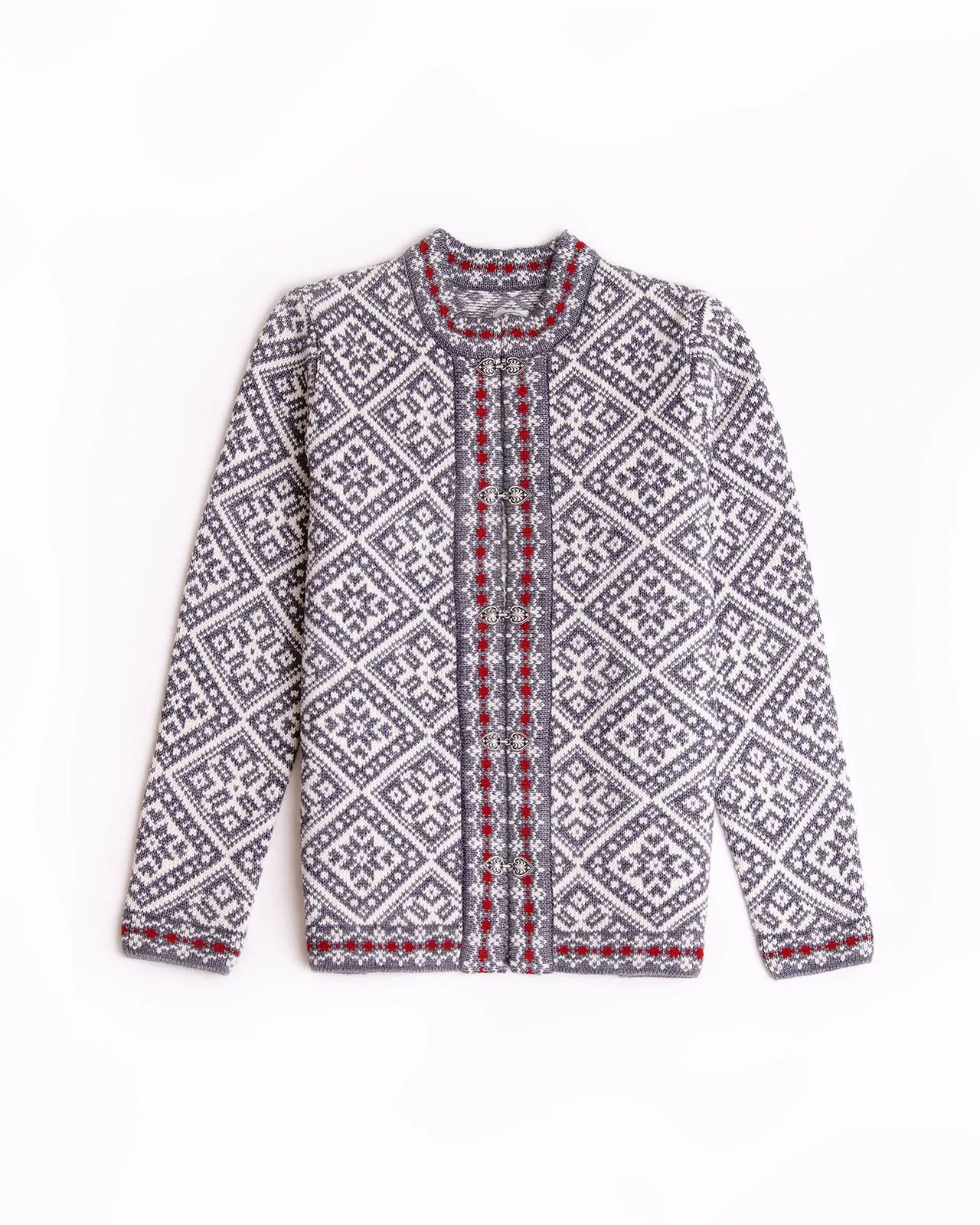 Muhu woolen pattern cardigan