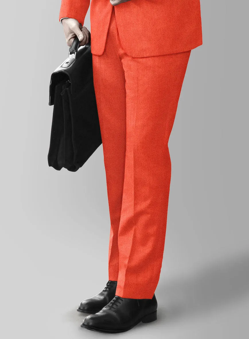 Muted Neon Orange Pants