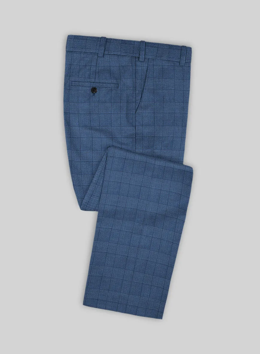 Napolean Classic Royal Blue Check Pants