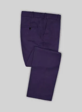 Napolean Violet Wool Pants