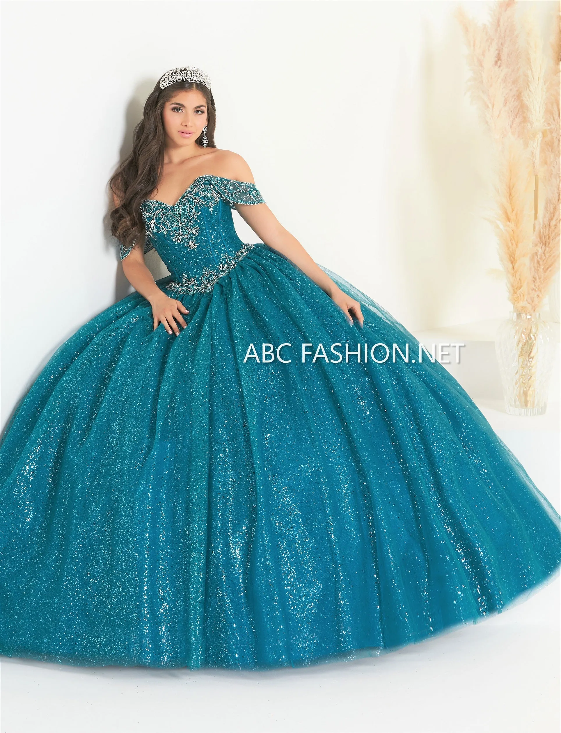 Off Shoulder Quinceanera Dress by Fiesta Gowns 56451