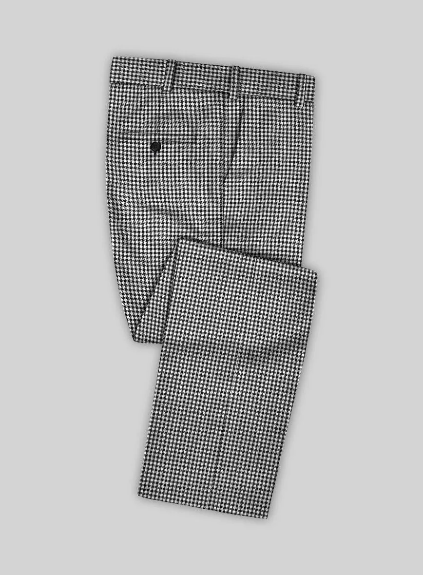 Shepherd's Plaid Wool Pants