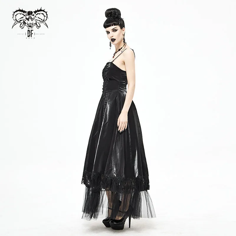 SKT11301 Gothic tube top layered gowns