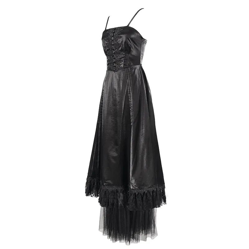 SKT11301 Gothic tube top layered gowns