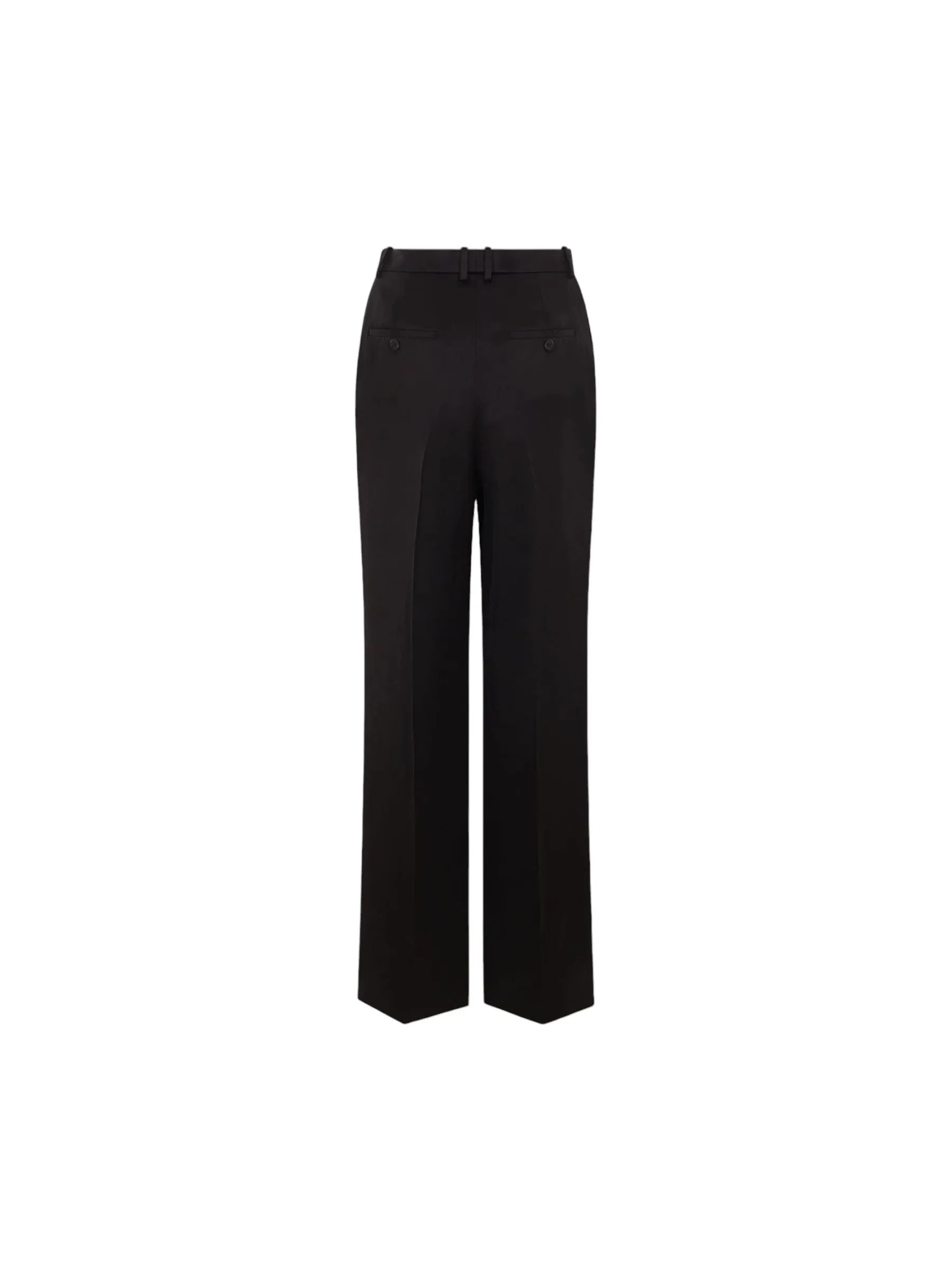 Straight-Leg Trousers in Silk