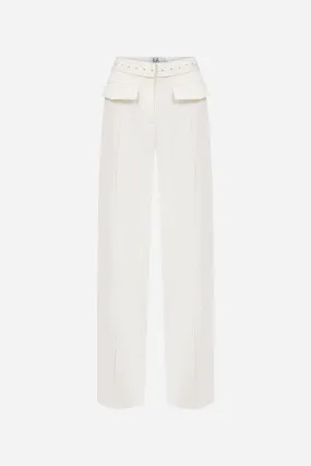 Susan - Tailored Trousers With Pocket Details