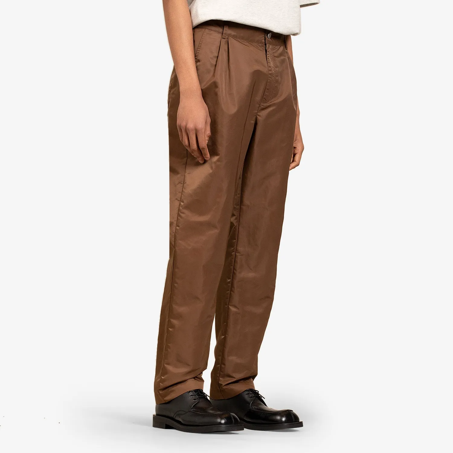 Tapered Trousers Brown