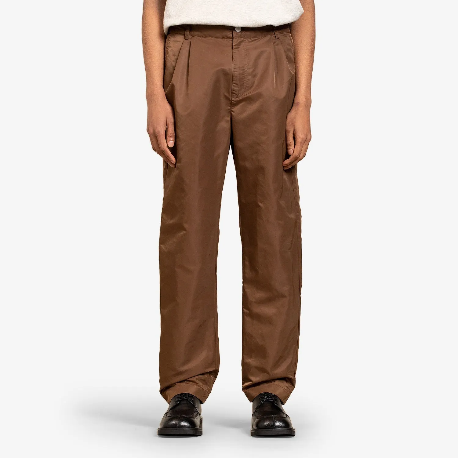 Tapered Trousers Brown