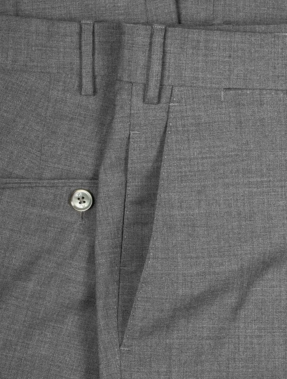 Techno Washable Woolen Trousers Grey